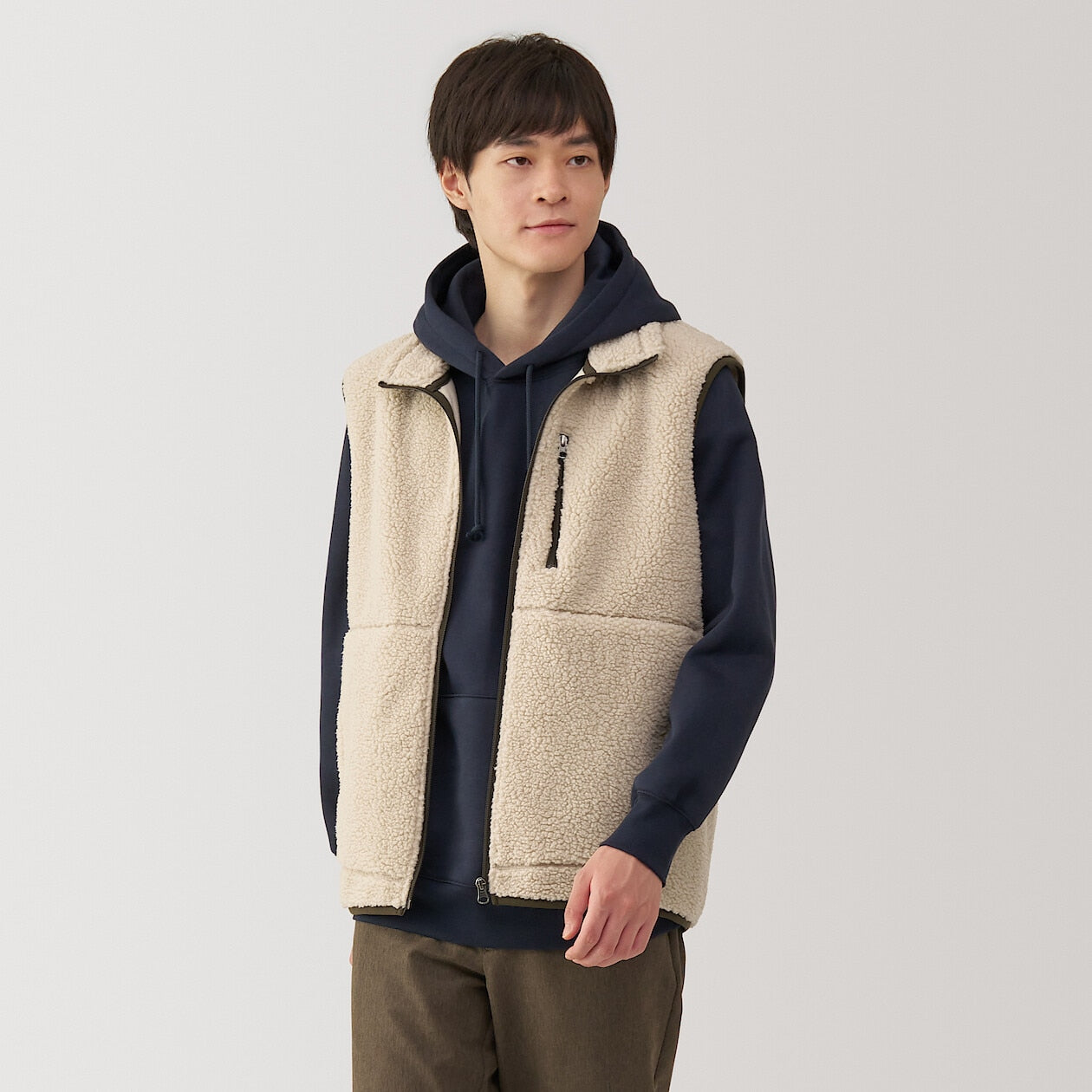 Recycled Boa Fleece Vest