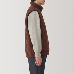 Recycled Boa Fleece Vest