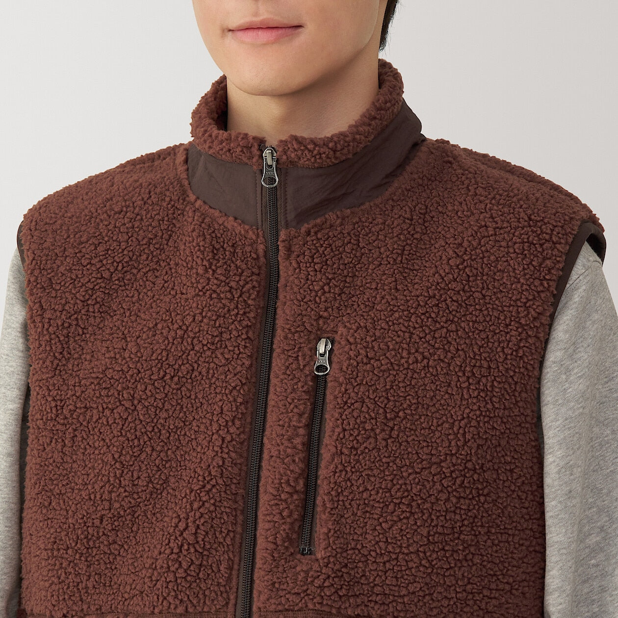 Recycled Boa Fleece Vest