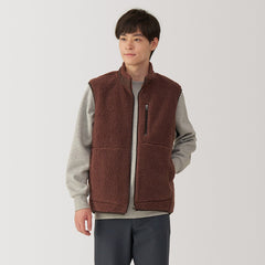 Recycled Boa Fleece Vest