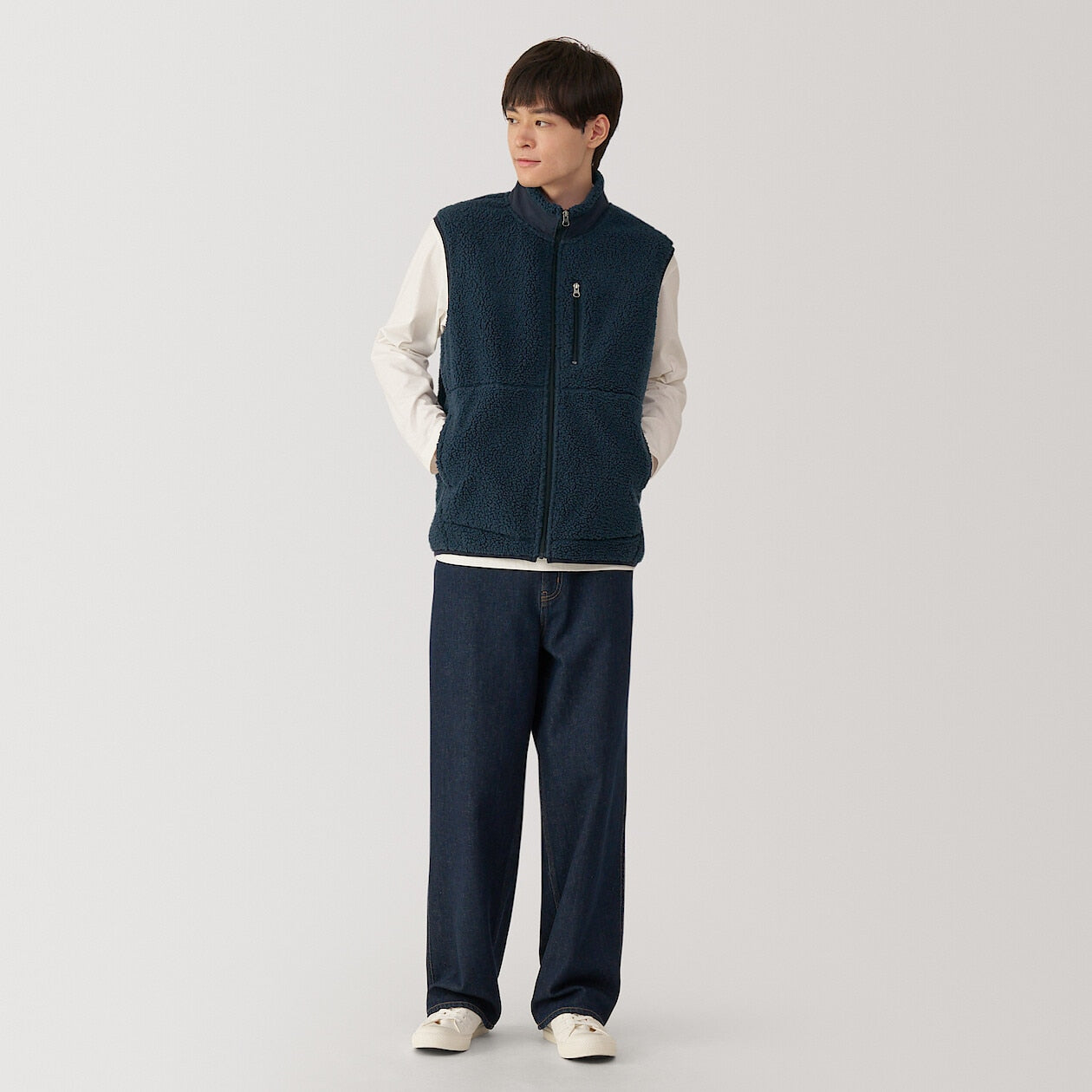 Recycled Boa Fleece Vest