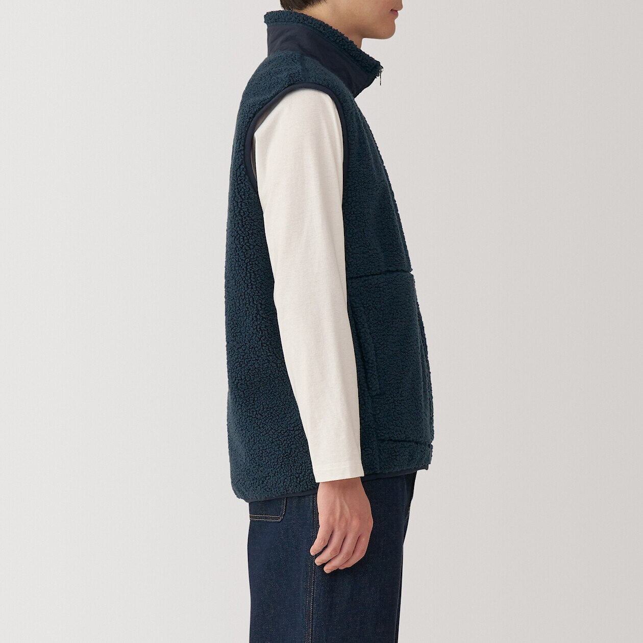 Recycled Boa Fleece Vest