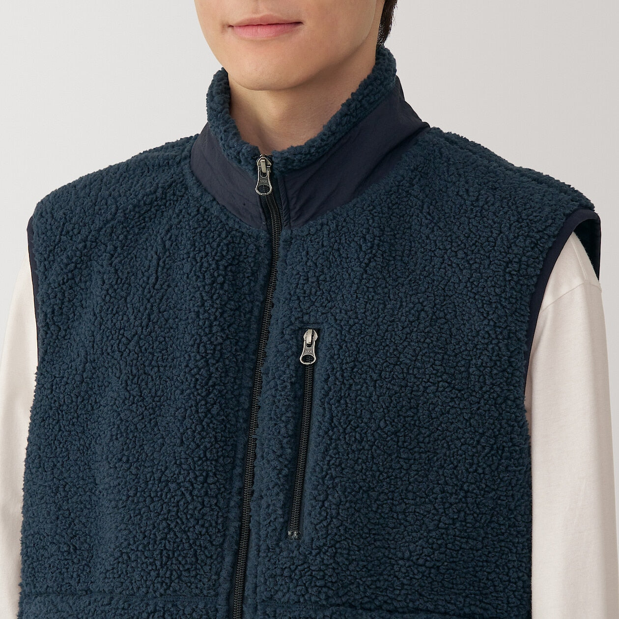 Recycled Boa Fleece Vest