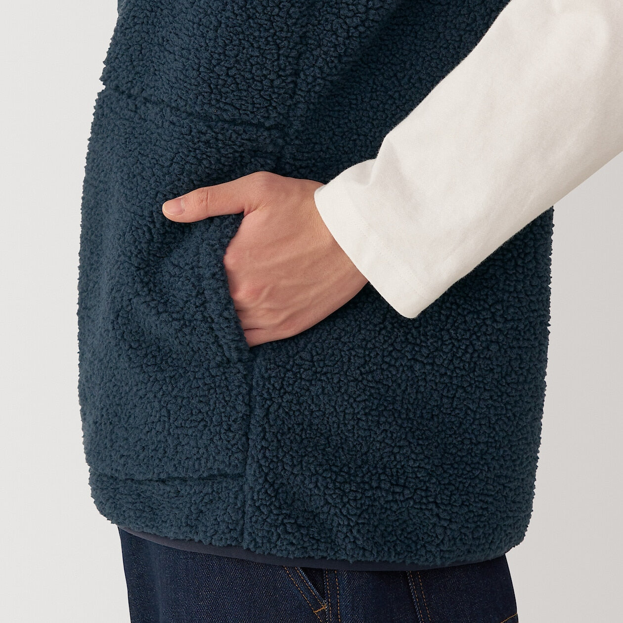 Recycled Boa Fleece Vest