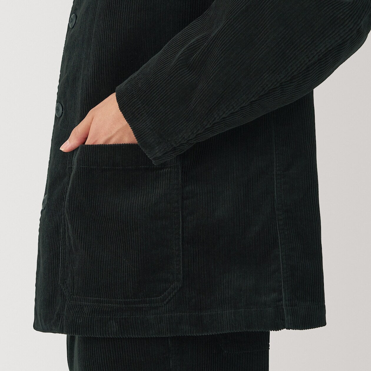 Kapok Blend Corduroy Jacket
