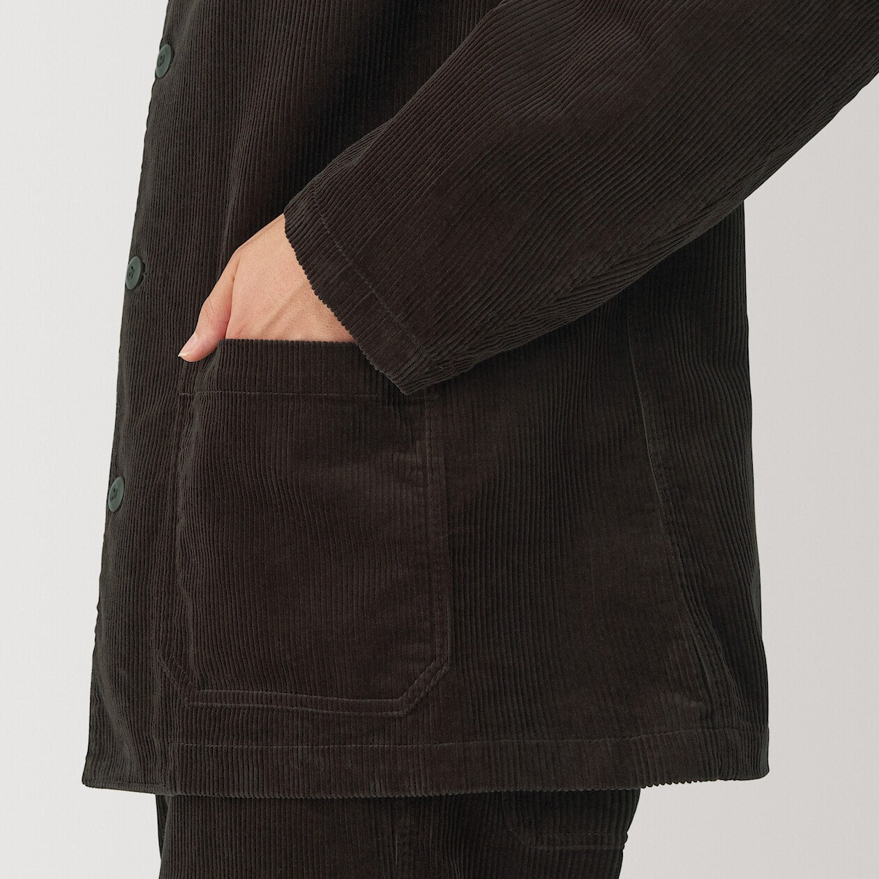 Kapok Blend Corduroy Jacket