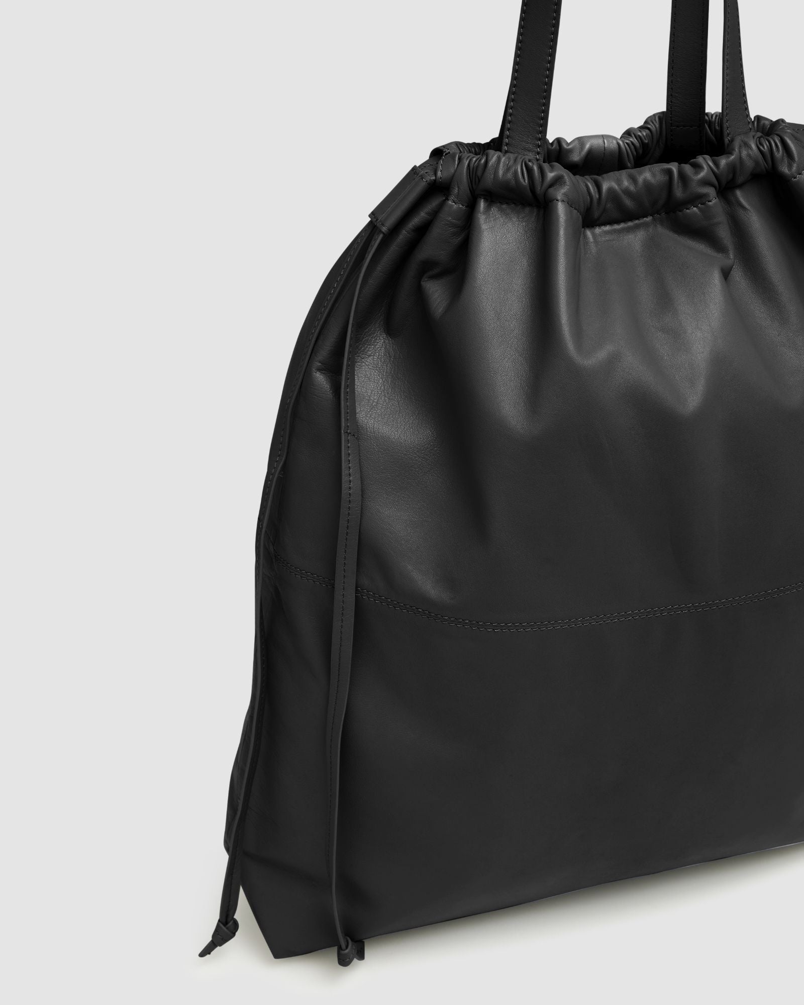 Misha Leather Tote Bag