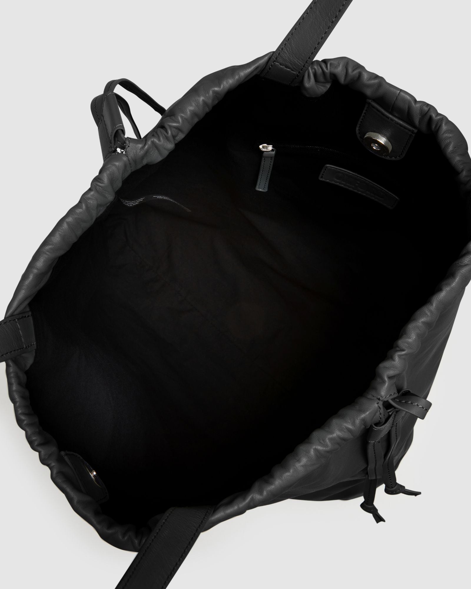 Misha Leather Tote Bag