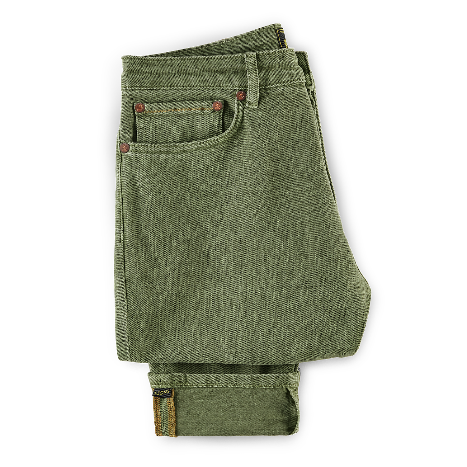Brandon Overdyed Jean Army Green