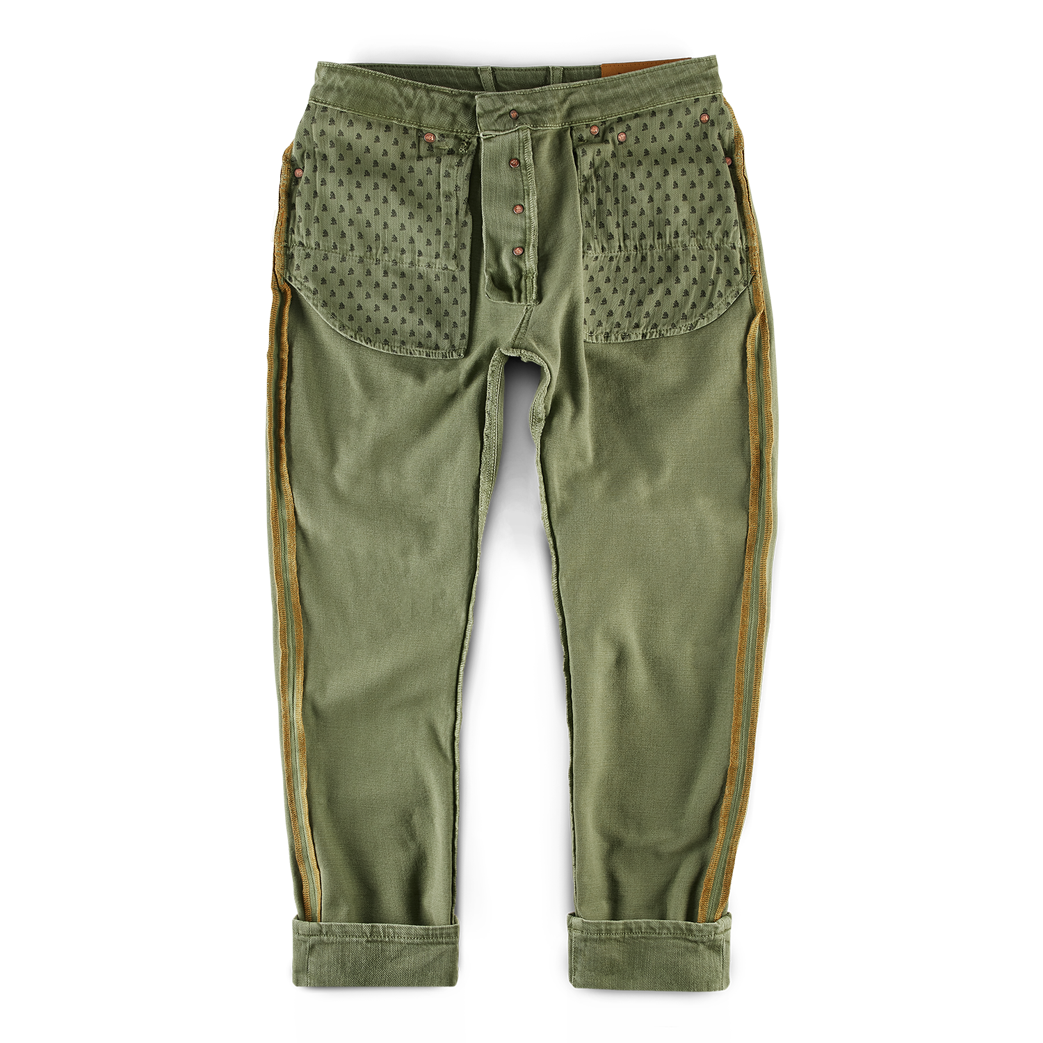 Brandon Overdyed Jean Army Green