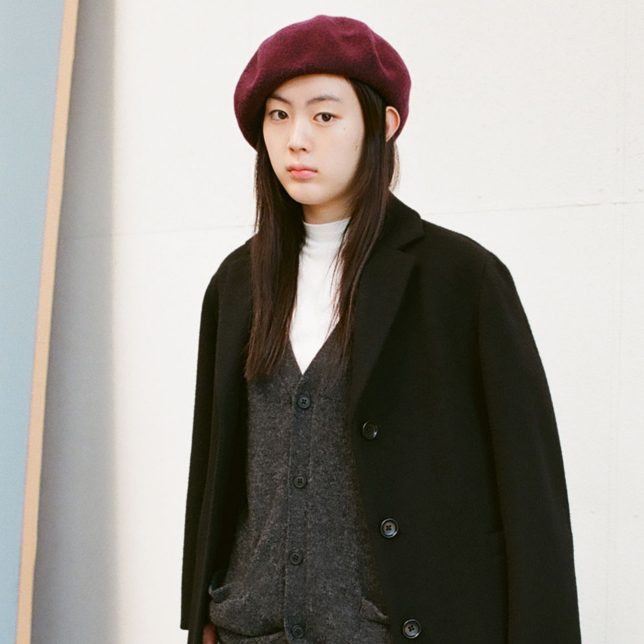 100% Wool Melton Beret
