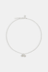 Double Polished Cross Motif Necklace - 10mm