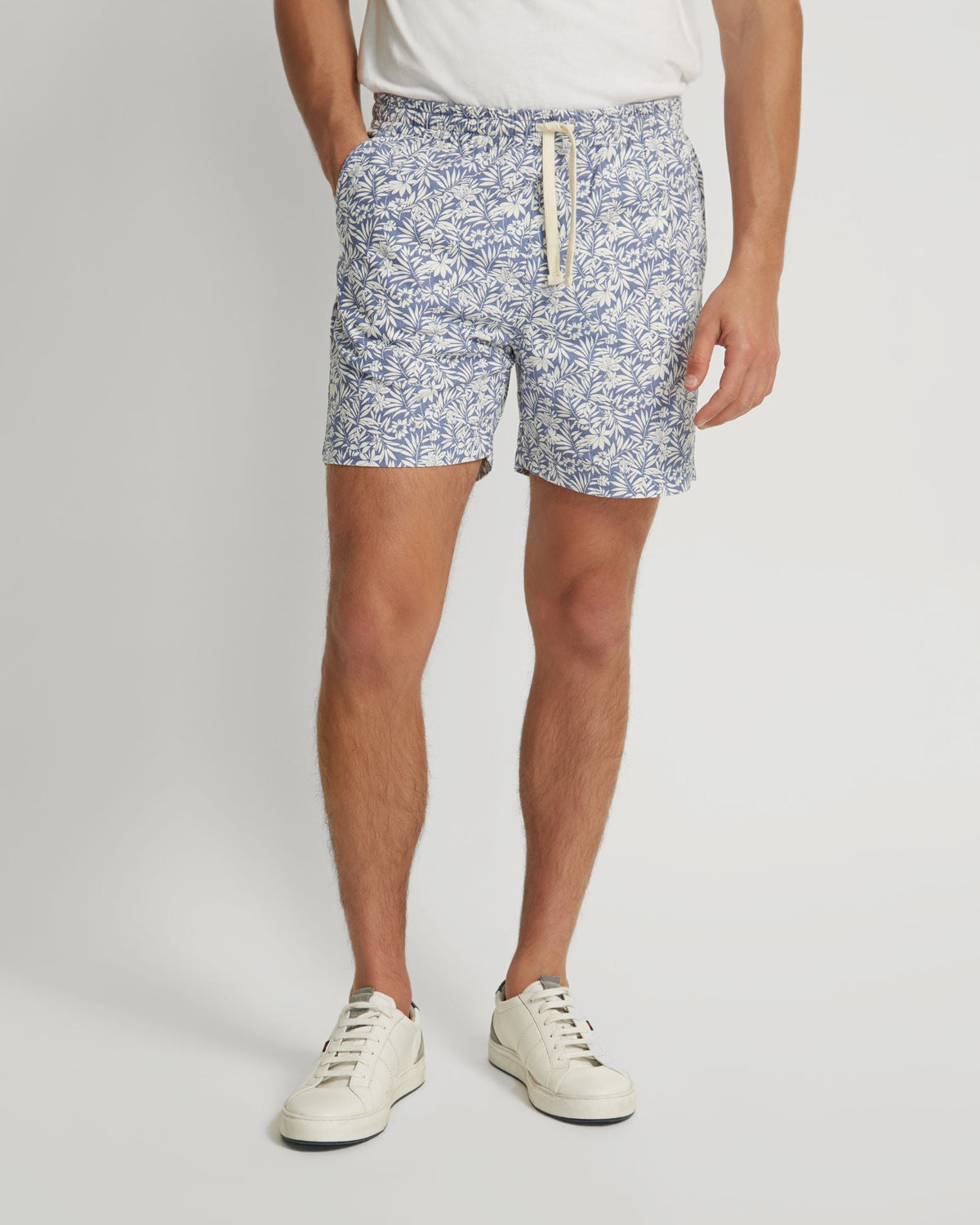 Toby Linen Cotton Printed Shorts