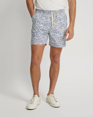 Toby Linen Cotton Printed Shorts