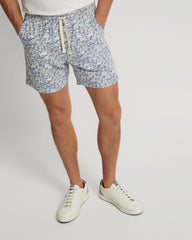Toby Linen Cotton Printed Shorts