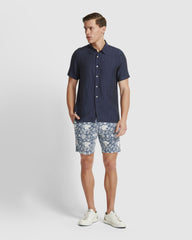 Tom Linen Cotton Printed Short