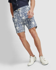 Tom Linen Cotton Printed Short