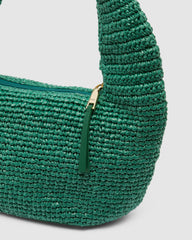 Nina Raffia Shoulder Bag