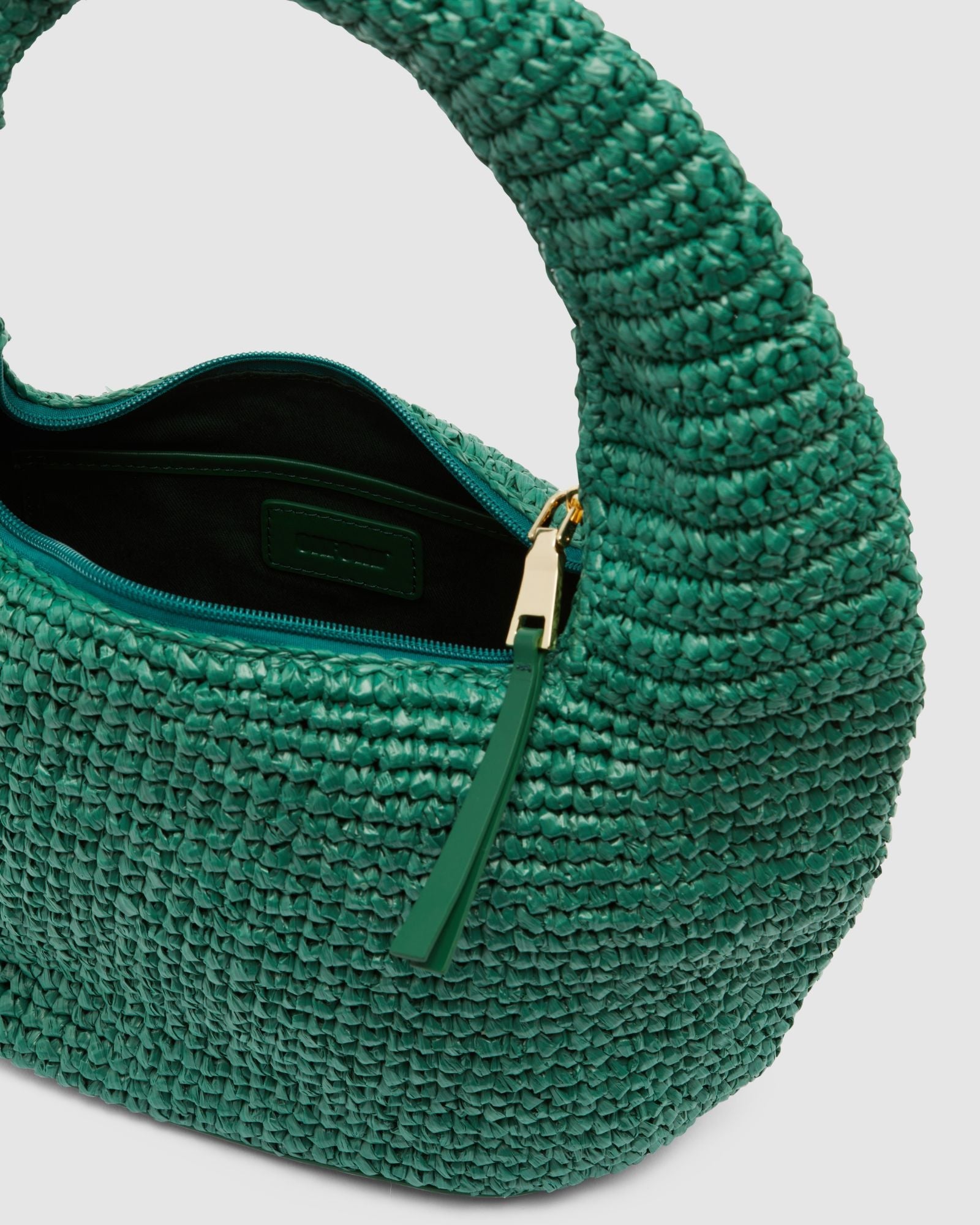 Nina Raffia Shoulder Bag
