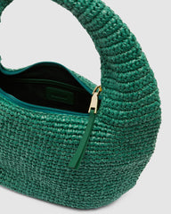 Nina Raffia Shoulder Bag