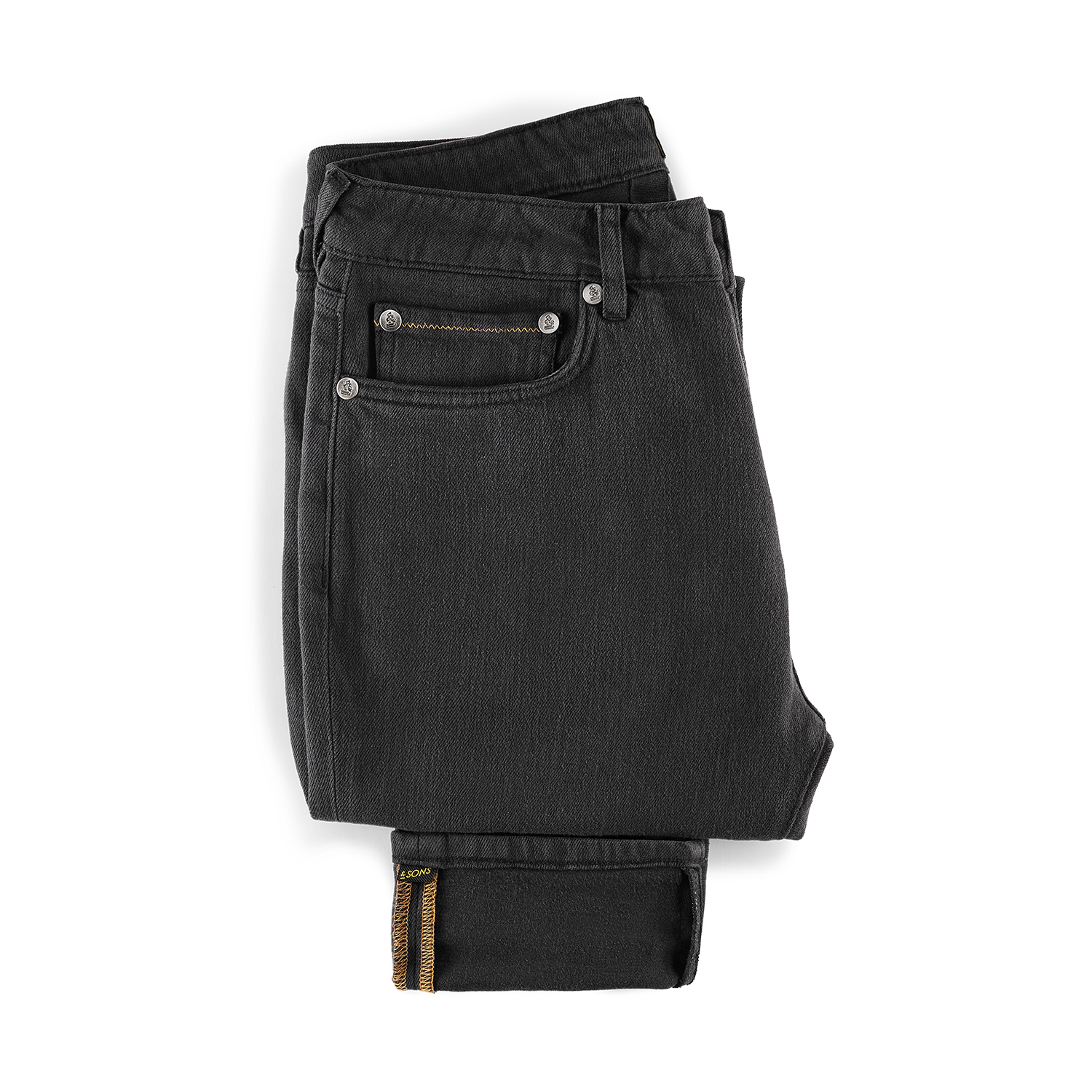 Brandon Overdyed Jean Black Fade