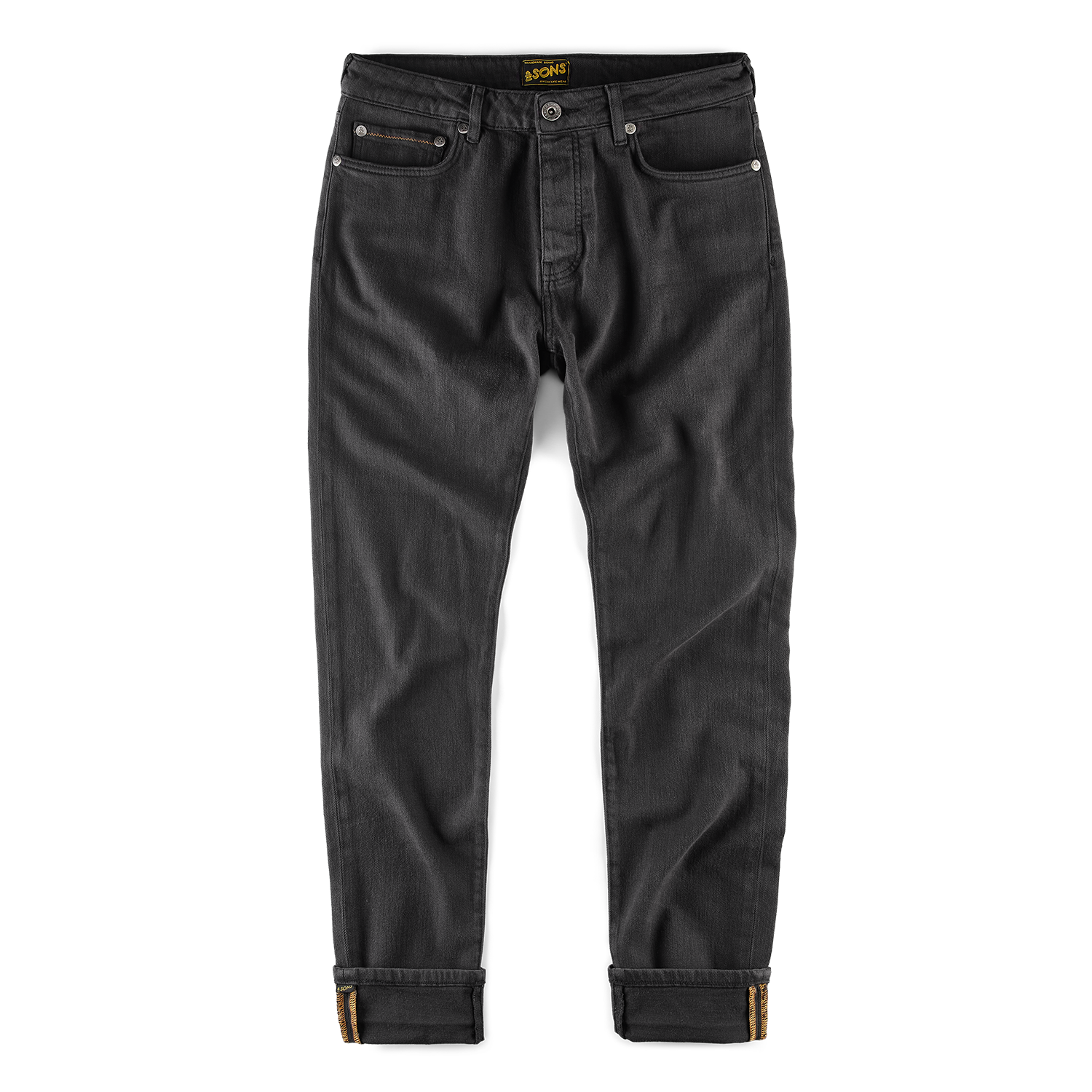 Brandon Overdyed Jean Black Fade