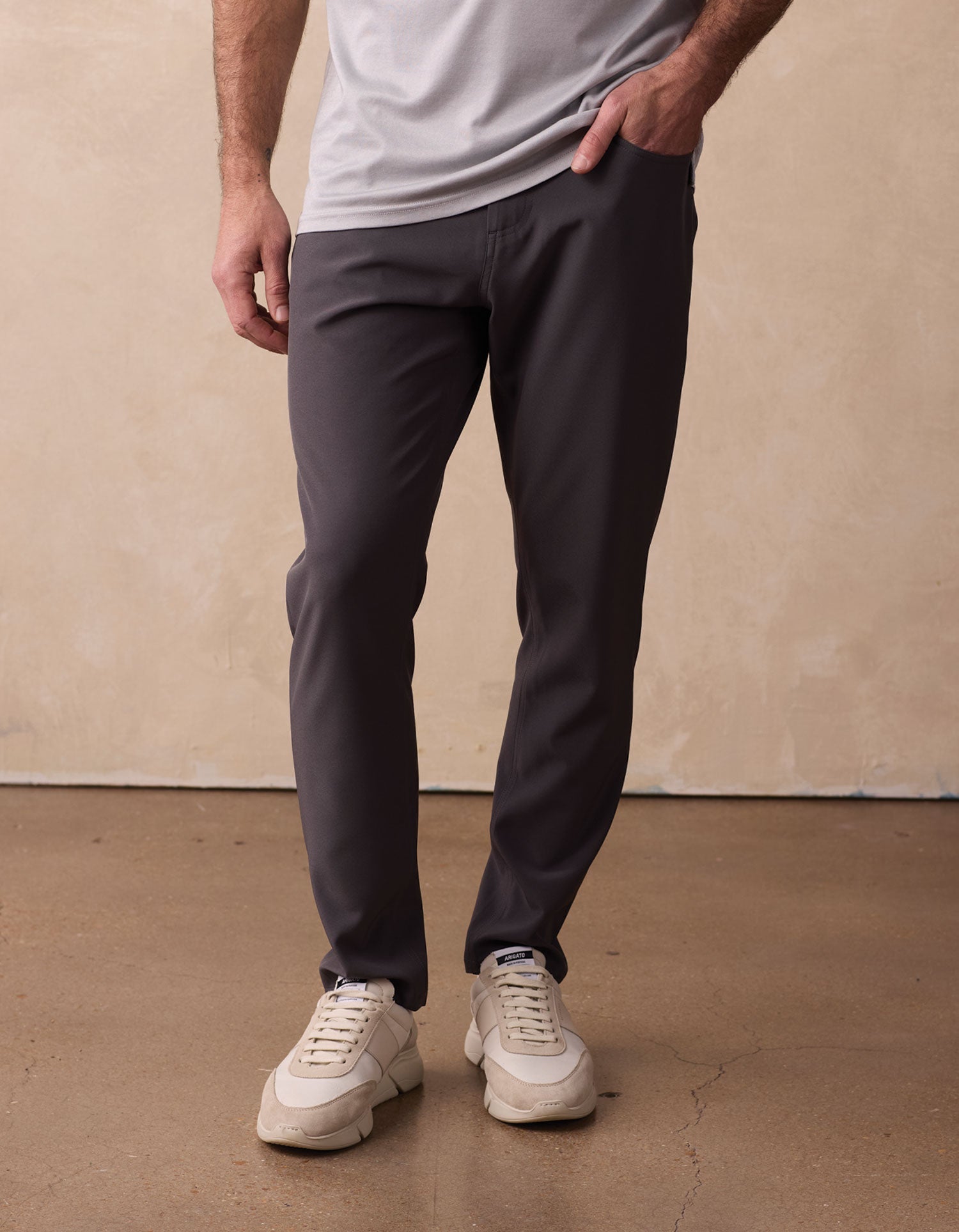 Hybrid Pant in Steel