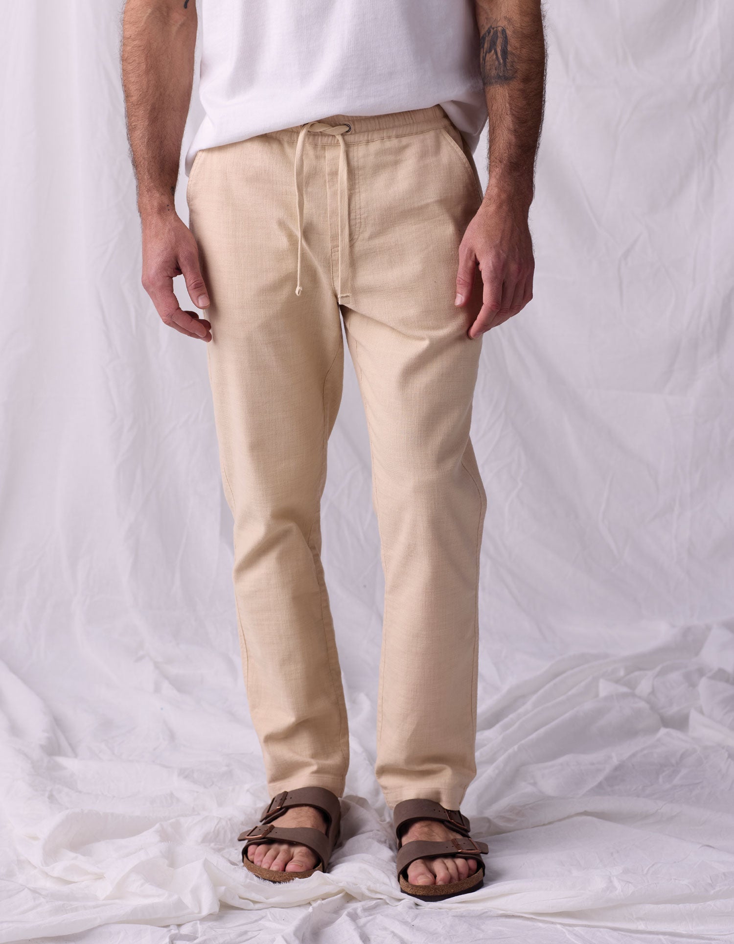 Texstretch Summer Pant in Sand Dune