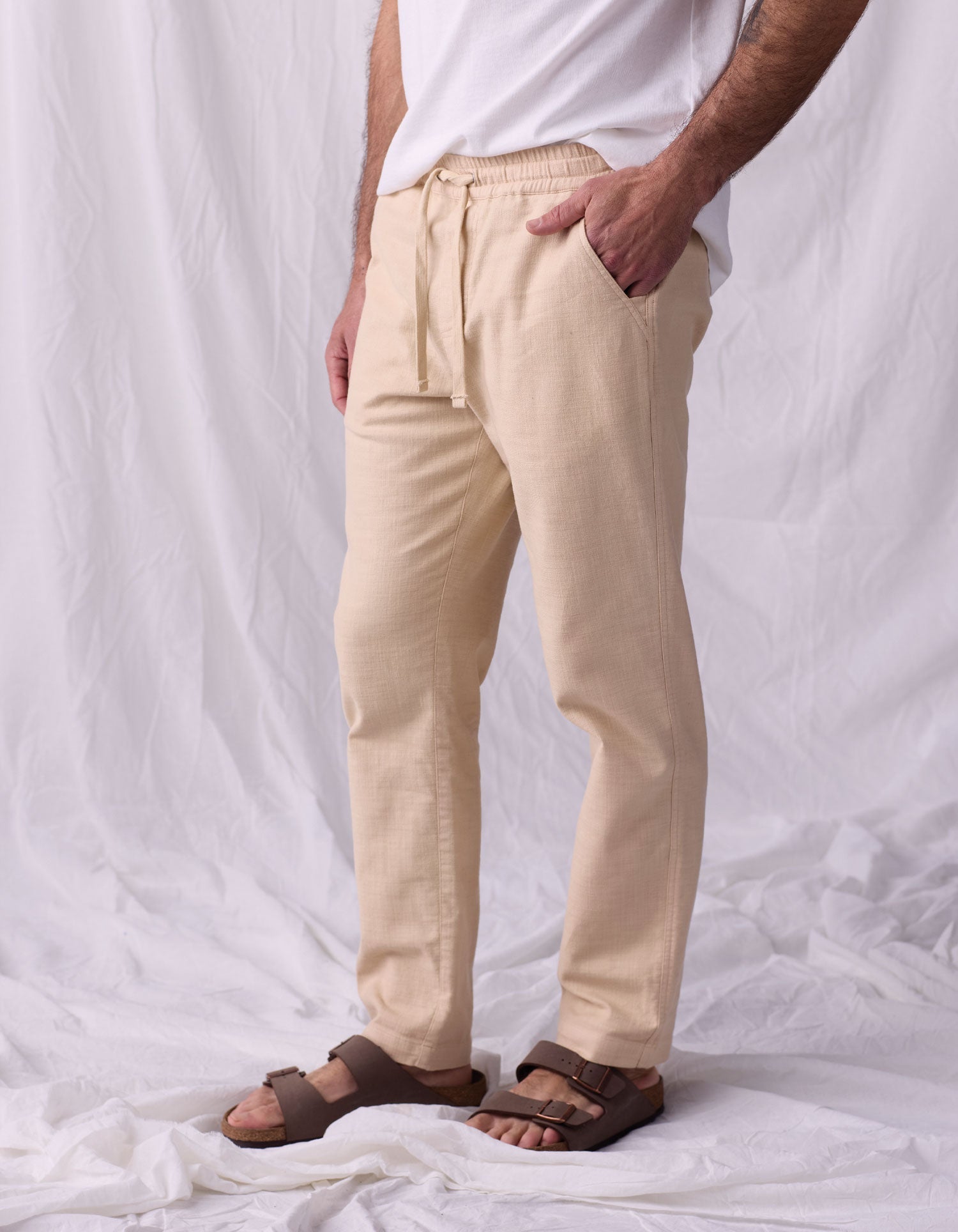 Texstretch Summer Pant in Sand Dune