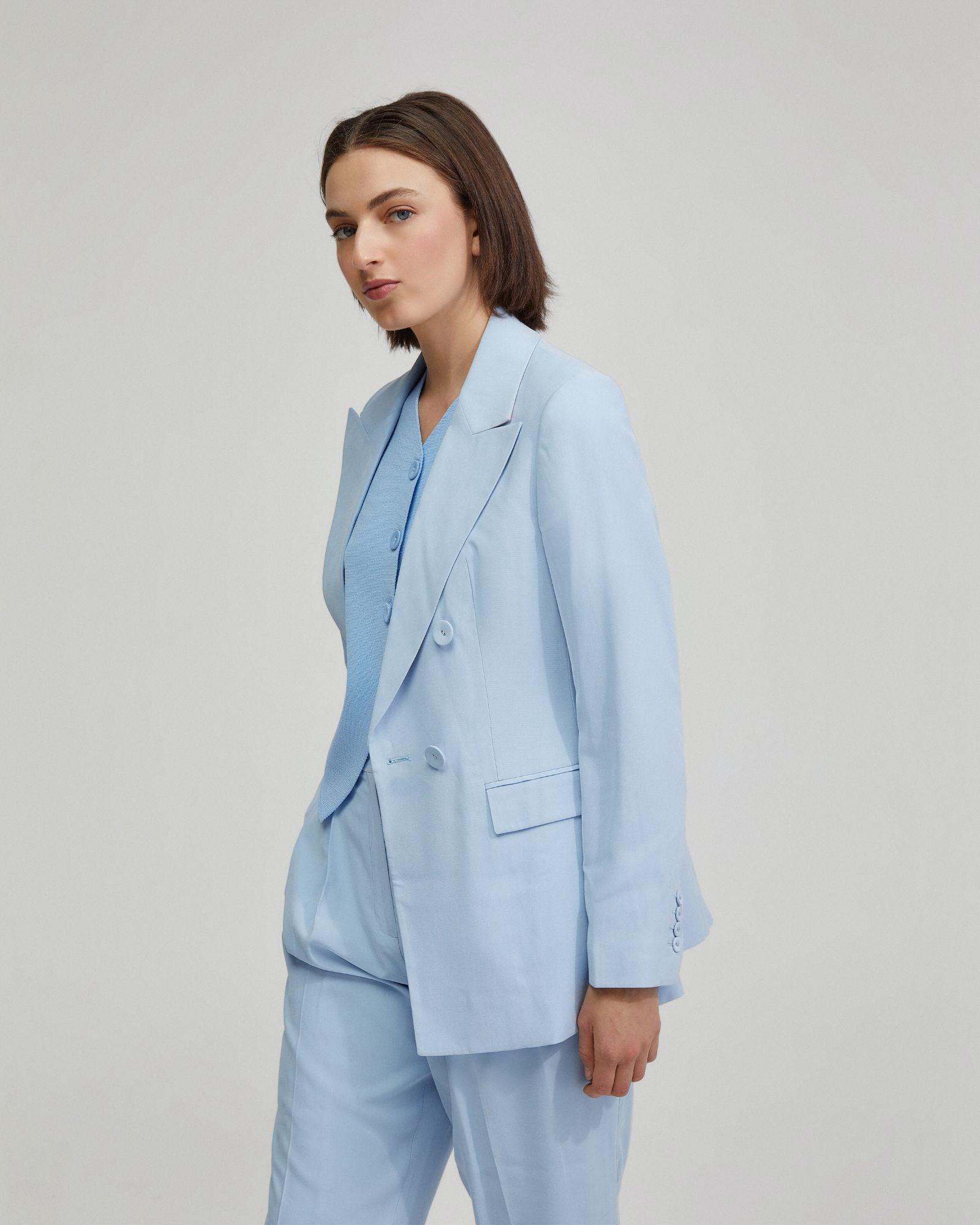 Jenna Eco Double Breasted Blazer