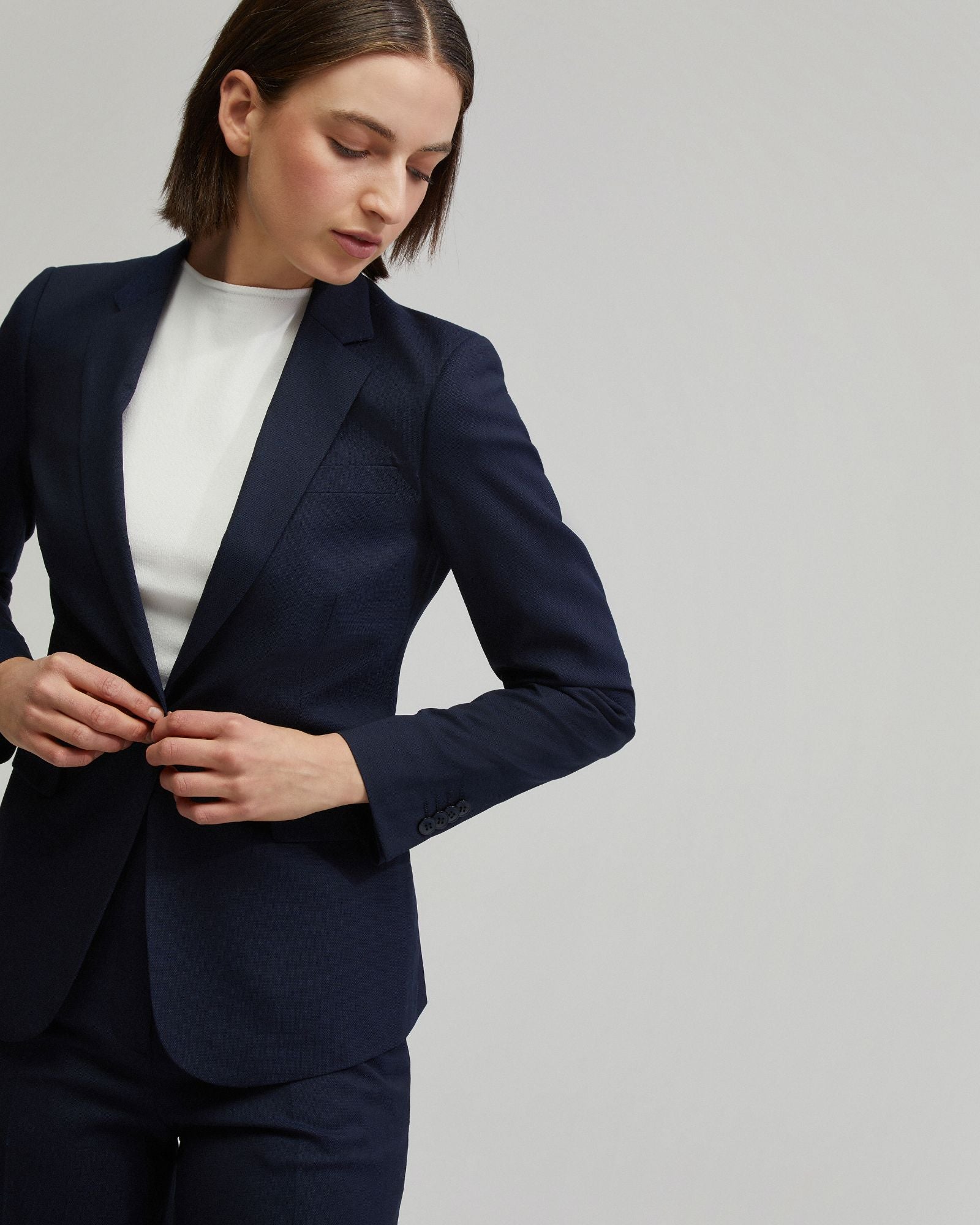 Alexa Wool Stretch Suit Jacket
