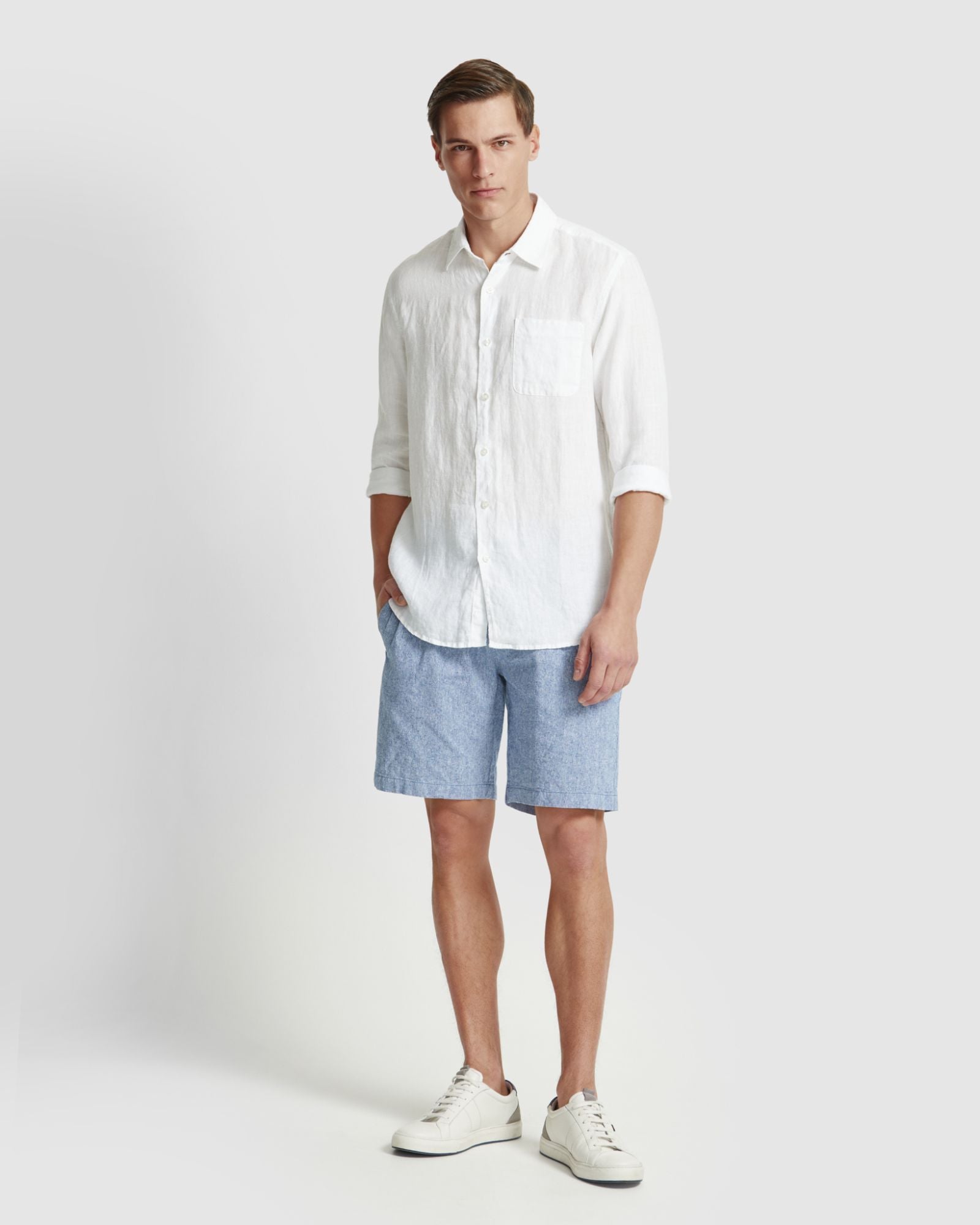 Barney Linen Blend Shorts