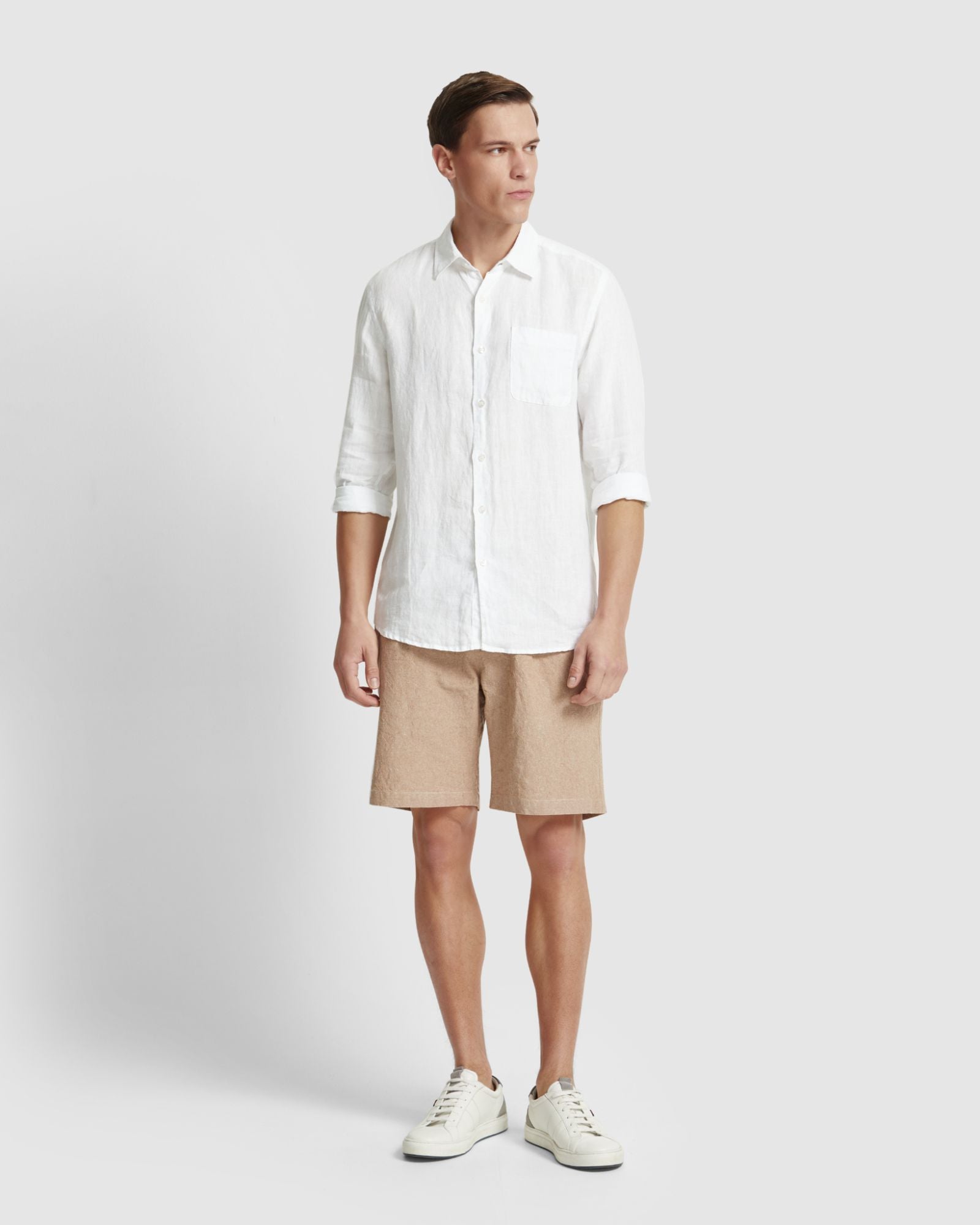 Barney Linen Blend Shorts