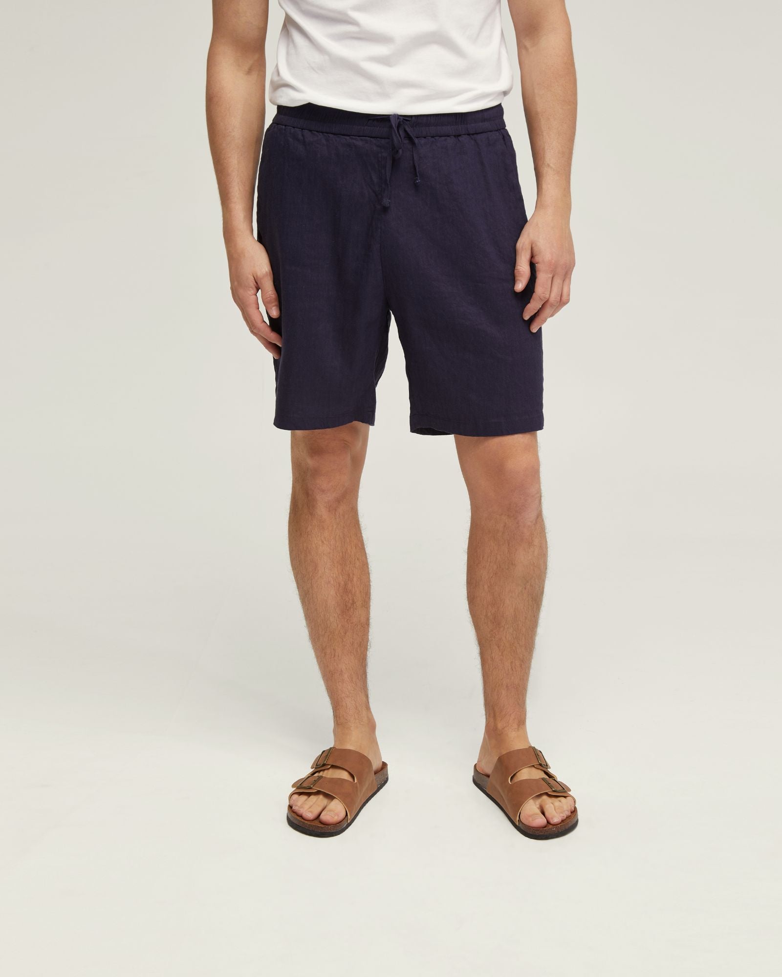 Rufus Linen Pull On Shorts