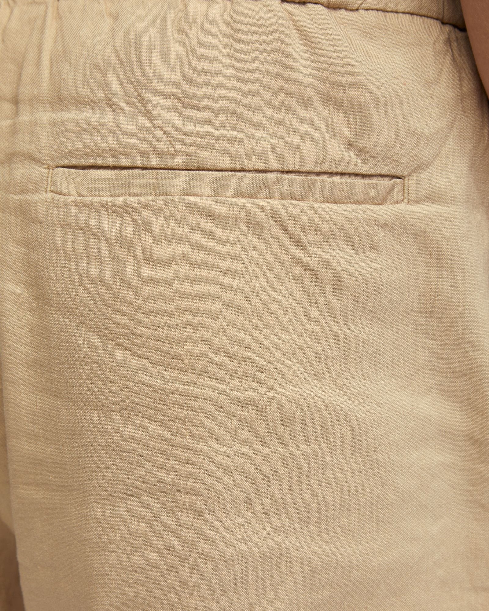 Rufus Linen Pull On Shorts