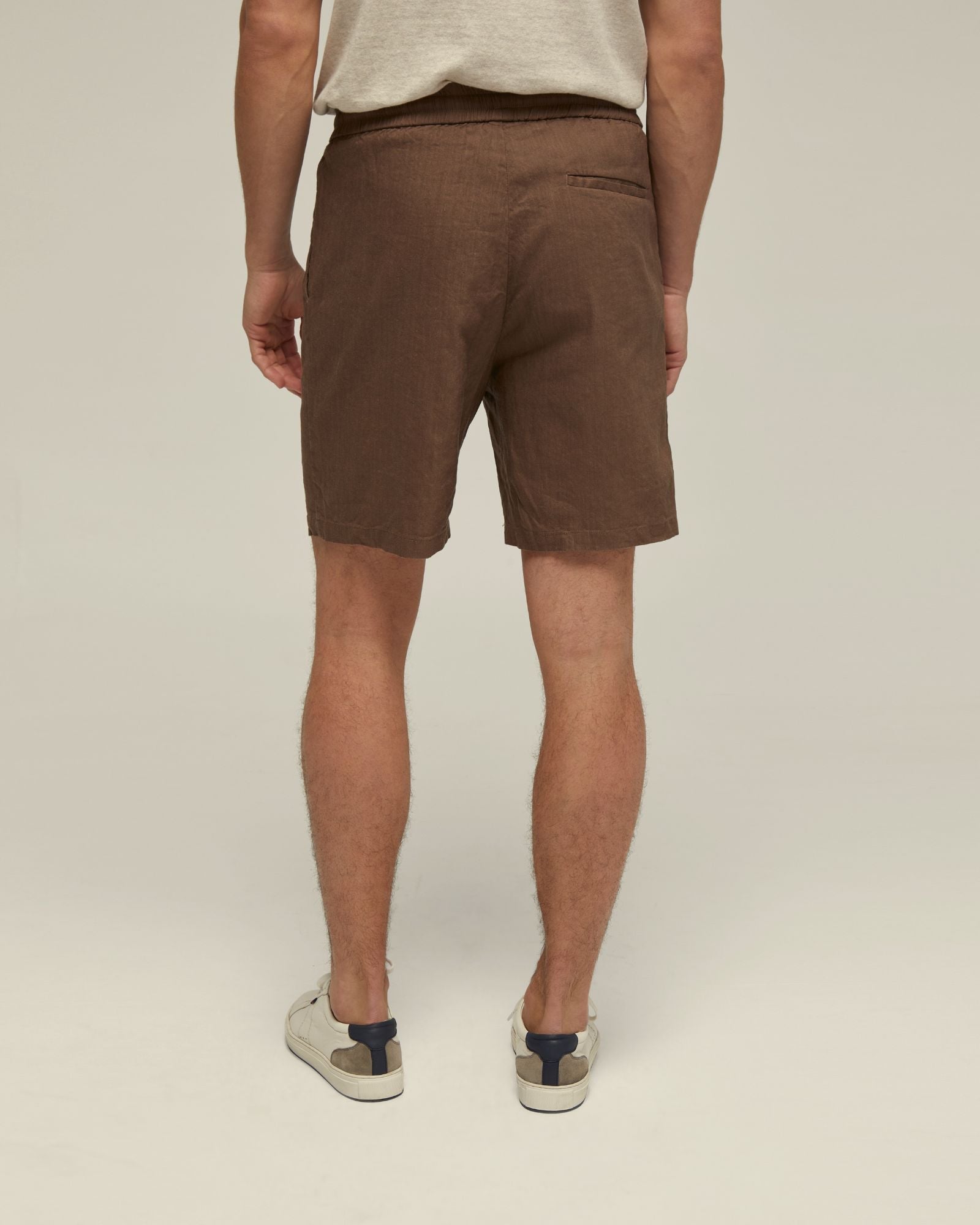 Rufus Linen Pull On Shorts