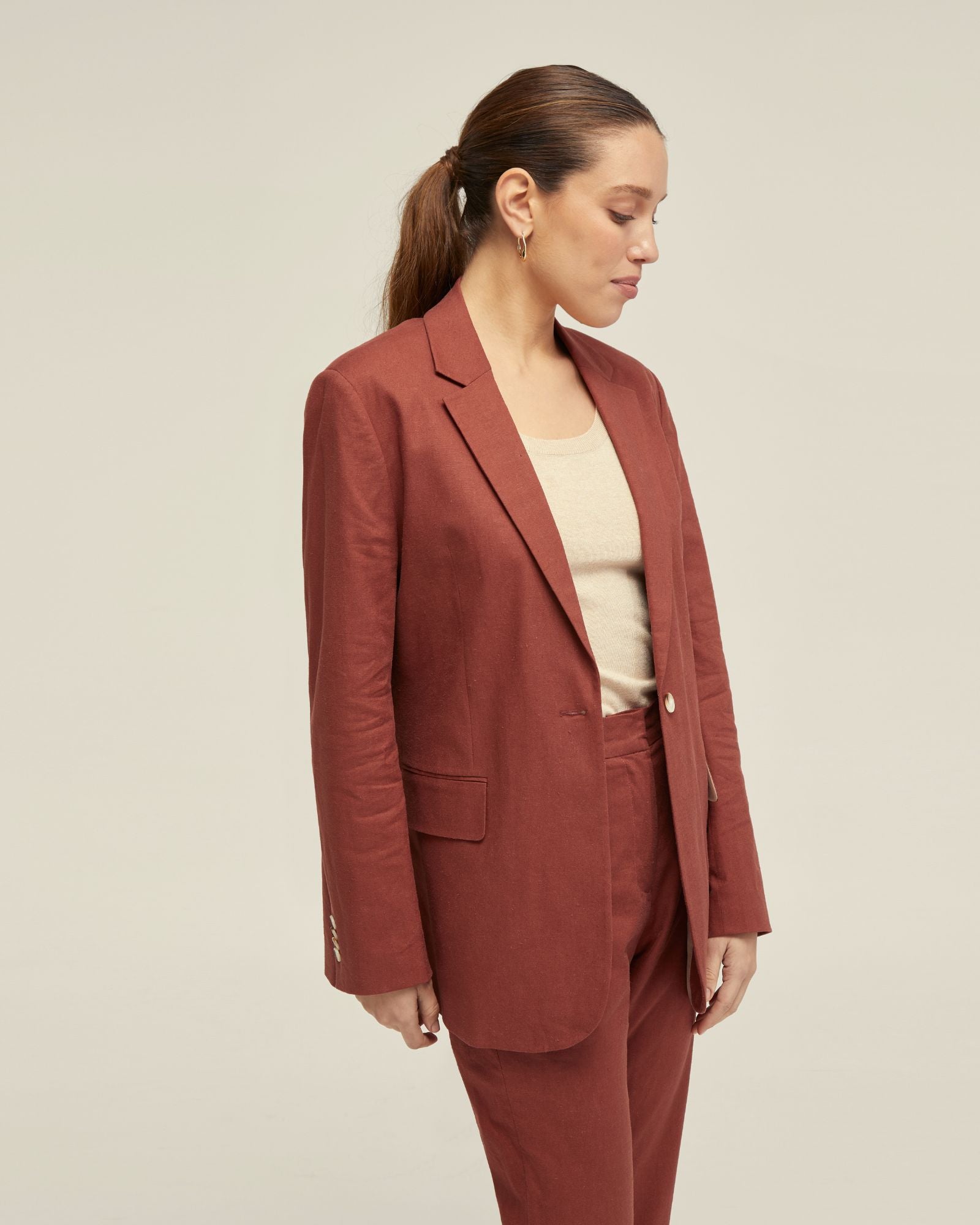 Willow Oversized Linen Jacket