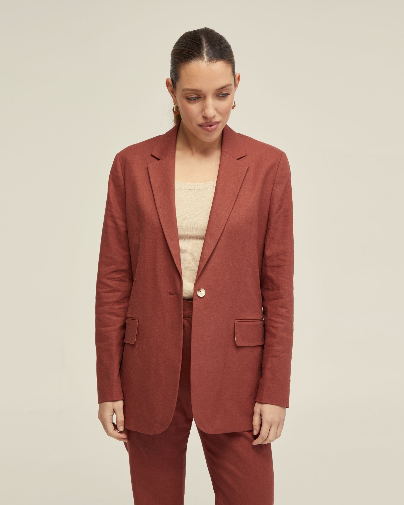 Willow Oversized Linen Jacket
