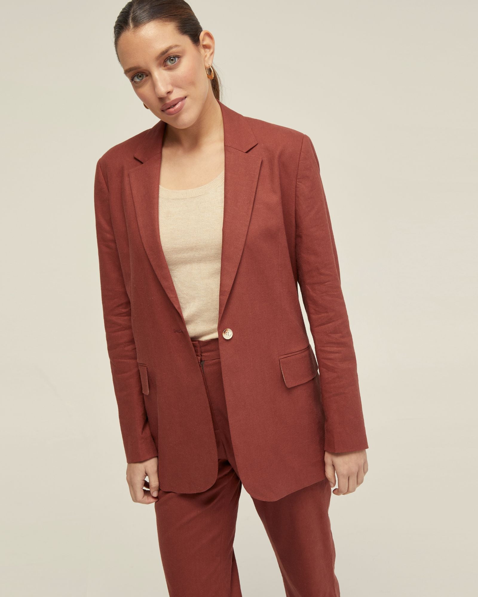 Willow Oversized Linen Jacket