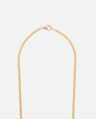 Beware Bone Necklace - Gold